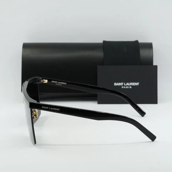 Saint Laurent SL537 PALACE 001 Shield Sunglasses – Black  display picture 1